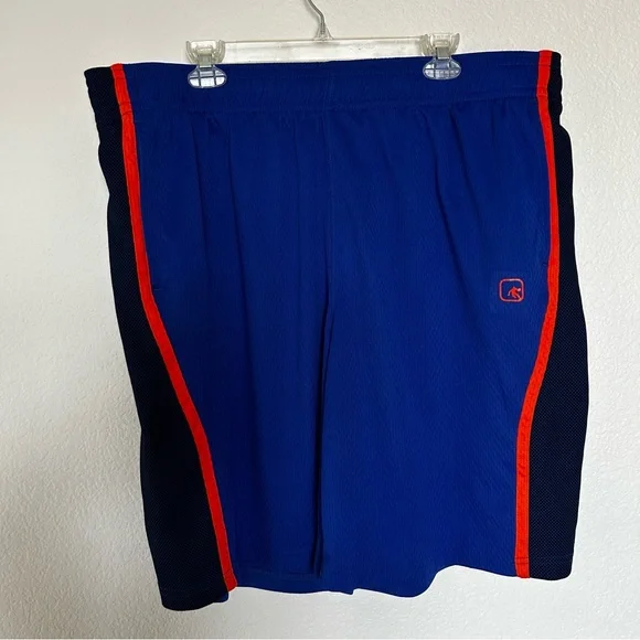 Men's And1 Blue, Orange and Dark Blue Bundle Athletic basketball Shorts - Picture 9 of 16